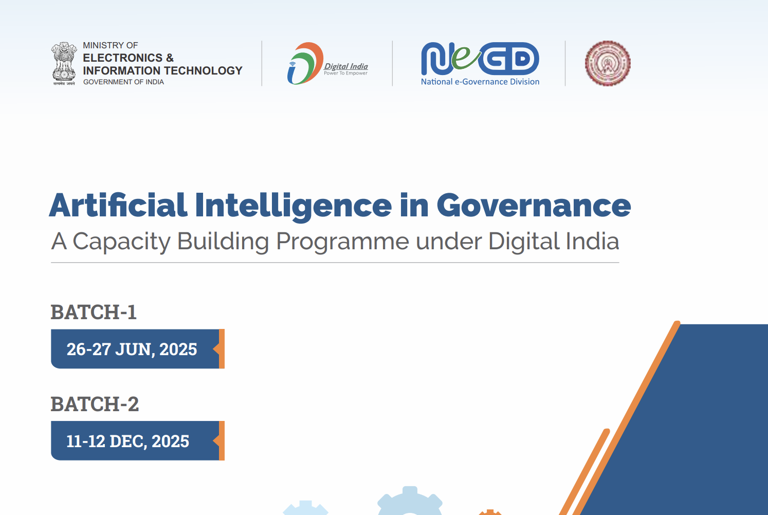 CB Programme in Artificial Intelligence in Governance in Delhi